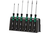 Handgereedschappen  - Wera 2050/6 Elektroniker-Schraubendrehersatz + Rack - 5030181001