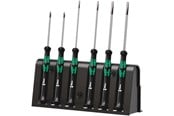 Elektrische schroevendraaier & boor - Wera 2035/6 A Elektroniker-Schraubendrehersatz + Rack - 05118150001