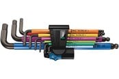 Handgereedschappen - Wera l-key set blacklaser hex-plus 950/9 Veelkleurig hf 1 w/holding function 9pcs 1.5x90-10x224mm - 5022210001