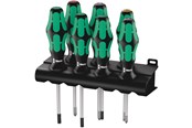 Handgereedschappen - Wera 335/350/367/7 rack screwdriver set kraftform plus lasertip A - 5320540001