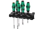 Gereedschap - Wera 334 SK/6 Rack Schraubendrehersatz Kraftform Plus L - 5007680001