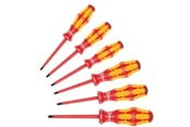 Handgereedschappen - Wera 167 i/6 Schraubendrehersatz Kraftform Plus Serie 1 - 5133356001