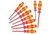Handgereedschappen - Wera 160 i/162 i/167 i/9 screwdriver set kraftform plus series 100 9 pieces - 05133355001