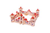 Houten speelgoed - Goki Wooden Building Blokken Kasteel - 58984