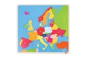 Puzzels - Goki Wooden Puzzle Europe Hout - 57509