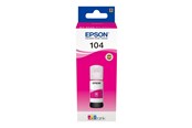 Inkt, toner en verbruiksartikelen - Epson EcoTank 104 - Magenta Inkt - C13T00P340