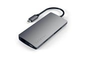 Docking station - Satechi Aluminum Multi-Port AV / multimedia paneel V2 - Docking station - Ruimte Grijs - ST-TCMA2M