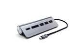 USB hub - Satechi USB-C Aluminum USB hub & Card Reader Ruimte Grijs USB hub - 3 - Grijs - ST-TCHCRM