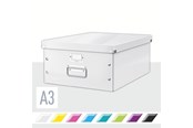 Archivering & Opslag - Leitz Click & Store WOW Grote Opbergdoos Wit - 60450001