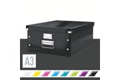Archivering & Opslag - Leitz Click & Store WOW Grote Opbergdoos Zwart - 60450095