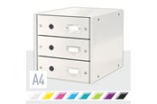 Archivering & Opslag - Leitz Click & Store WOW Ladekast (3 laden) Wit - 60480001