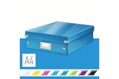 Archivering & Opslag - Leitz Click & Store WOW Middelgrote Opbergdoos Blauw - 60580036