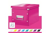 Archivering & Opslag - Leitz Click & Store WOW Kubus Middelgrote Opbergdoos Roze - 61090023