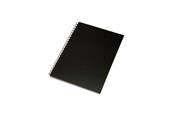 Schrijfblokken, formulieren en notitieboekjes - Esselte Notepad Memo Art A5 wire-o Ruled Black c - 16492