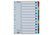 Insteekhoezen, Offertemappen & Tabbladen - Esselte Indices Mylar A4 1-12 Multicolo. (This is already in Dutch) - 100162