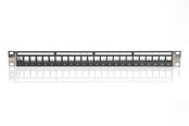 Accessoires - DIGITUS Patchpaneel 1HE 24-poorts rackmount modulair - DN-91411-LF