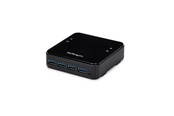 USB hub - StarTech.com 4X4 USB 3.0 Peripheral Sharing Schakelaar - For Mac / Windows / Linux - Schakelaar - 4 ports USB hub - 4 - USB 3.0 - Zwart - HBS304A24A