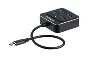 USB hub - StarTech.com USB-C Hub 4-Port USB hub - 4 - USB 3.2 - Zwart - HB31C4AB