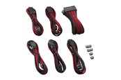 Voedingskabel (extern) - CableMod PRO ModMesh Cable Extension Kit - Black/Red - CM-PCAB-BKIT-NKKR-3PK-R