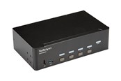 KVM Switch - StarTech.com 4 Port HDMI KVM-schakelaar - 4K 30Hz - Dual Display - KVM / audio / USB Schakelaar - 4 ports - Rek-monteerbaar - SV431DHD4KU
