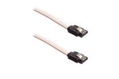 SATA - ATA-kabel - DUTZO Sleeved SATA-kabel - Wit - 1 m - DSC-SATASL10WHT