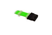 Voedingskabel (intern) - DUTZO Sleeved 4-pins Molex Cable - Groen - DSC-MOLSL03GRN