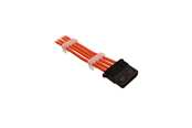 Voedingskabel (intern) - DUTZO Sleeved 4-pins Molex Cable - Oranje - DSC-MOLSL03ORN