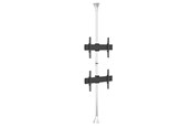 Muurbevestigingen, AV-bevestigingen & AV-meubels - Multibrackets M Floor to Ceiling Mount Pro MBFC2U Chrome - Max 30 kg - recommended for 65" - 7350073735723