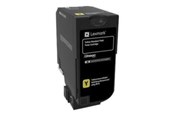 Inkt, toner en verbruiksartikelen - Lexmark Toner yellow 7K CS720 - 74C0S40