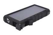 Powerbank - Sandberg Outdoor Solar Powerbank 24000 - solar Stroom bank Li-Ion Powerbank - Zwart - 24000 mAh - 420-38