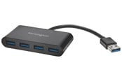 USB hub - Kensington Hub USB 3.0 4-poorts hub USB hub - 4 - Zwart - K39121EU