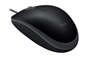 Muis - Logitech B110 Silent - Muis - Zwart - USB - Muis - Optisch - 3 knoppen - Zwart - 910-005508