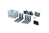 Speelgoedauto - Bruder Accessoires: Palletwagen met doosvormige pallet en vorken voor een frontlader - BR2318