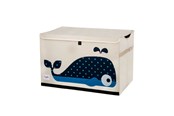 Kinderkamer - 3 Sprouts Opbevaringskasse med låg Whale - ITCWHL