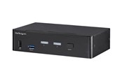 KVM Switch - StarTech.com 2-Port DisplayPort KVM-schakelaar - 4K 60Hz - TAA Compliant - KVM / audio / USB Schakelaar - 2 ports - SV231DPU34K