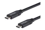 USB-kabel - StarTech.com 2m 6ft USB C to USB C Cable - 5A PD - USB 2.0 USB-IF Certified - USB-C cable - 2 m - USB2C5C2M