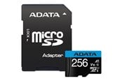 Geheugenkaart - A-Data Premier MicroSD/SD - 100MB/s - 256GB - AUSDX256GUICL10A1-RA1