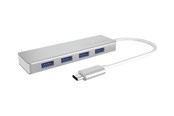 USB hub - ICY BOX IB-HUB1425-C3 USB hub - 4 - USB 3.2 - Zilver - IB-HUB1425-C3