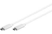 USB-kabel - Pro USB-C <-> USB-C - 0.5m - Wit - 4040849671937