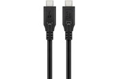 USB-kabel - Pro USB 3.1 C - USB 3.1 C - USB 3.1 Gen1 - Zwart - 1.5m - 4040849665080