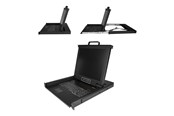KVM Switch - StarTech.com Rackmount KVM Console - Single-Port with 17" LCD-monitor - KVM console - 17" - RKCONS1701