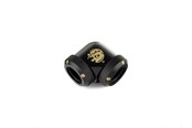 Doe-het-zelf waterkoeling - Bitspower Multi-Link Adapter 90-Degree - Carbon Black (Hard Tube) - BP-CBE90DML