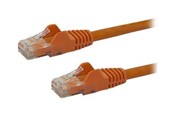 Netwerk - kabel - StarTech.com 0.5m Orange Cat6 / Cat 6 Snagless Ethernet Patch Cable 0.5 m - network cable - 50 cm - orange - Oranje - 0.5m - N6PATC50CMOR