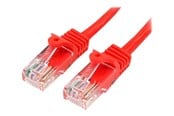 Netwerk - kabel - StarTech.com 10m Rood Cat5e / Cat 5 Snagless Ethernet Patch Cable 10 m - patch cable - 10 m - Rood - Rood - 10m - 45PAT10MRD