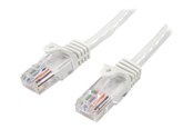 Netwerk - kabel - StarTech.com 10m Wit Cat5e / Cat 5 Snagless Ethernet Patch Cable 10 m - patch cable - 10 m - Wit - Wit - 10m - 45PAT10MWH