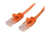 Netwerk - kabel - StarTech.com 5m Oranje Cat5e / Cat 5 Snagless Ethernet Patch Cable 5 m - patch cable - 5 m - Oranje - Oranje - 5m - 45PAT5MOR