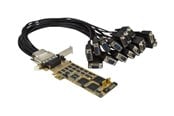 Netwerk-adapter (netwerkkaart, printserver, enz.) - StarTech.com 16-poorts PCI Express seriële kaart - Hoge-snelheid PCIe seriële kaart - uitbreidingsmodule - PEX16S550LP