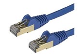 Netwerk - kabel - StarTech.com 3m Blue Cat6a / Cat 6a Shielded Ethernet Patch Cable 3 m - patch cable - 3 m - blue - Blauw - 3m - 6ASPAT3MBL