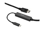 Beelscherm- en tv-kabel - StarTech.com 3 m (10 ft.) USB-C to DisplayPort Cable - 4K 60Hz - Black - external video adapter - STM32F072CBU6 - CDP2DPMM3MB