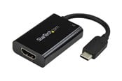 Beelscherm- en tv-kabel - StarTech.com USB-C to 4K HDMI Adapter - 60 Watt USB Power Delivery - Black - external video adapter - black - CDP2HDUCP